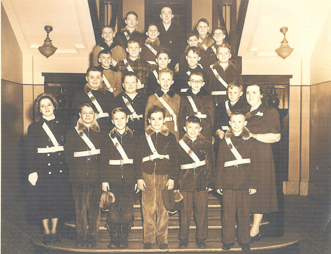 Yesteryear-Patrol boys Adams School